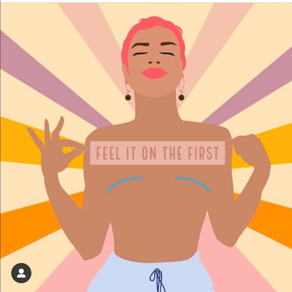 Hit share after you do your monthly breast check!